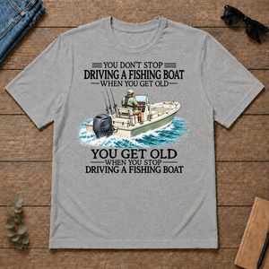 Don't Stop Driving Fishing Boat - sport-grey - TS2D-SportGrey