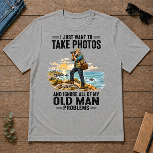 I Just Want To Take Photos Art - sport-grey - TS2D-SportGrey