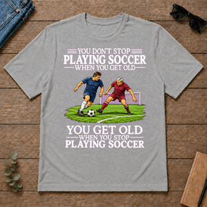 Old Man Don't Stop Soccer - sport-grey - TS2D-SportGrey