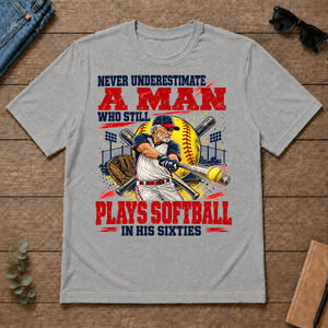 A Man Still Plays Softball In His 80s - sport-grey - TS2D-SportGrey