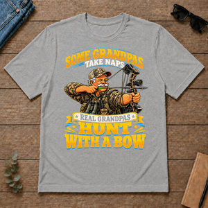 Real Grandpas Hunt With A Bow - sport-grey - TS2D-SportGrey