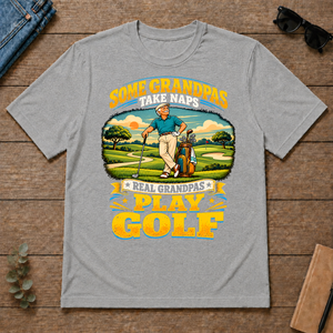 Real Grandpas Play Golf - sport-grey - TS2D-SportGrey