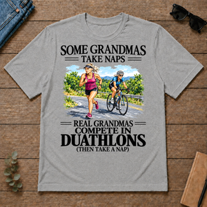 Real Grandmas Compete In Duathlons - sport-grey - TS2D-SportGrey