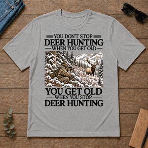 Don't Stop Elk Hunting Snow - sport-grey - TS2D-SportGrey