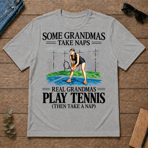1 Real Grandmas Play Tennis - sport-grey - TS2D-SportGrey