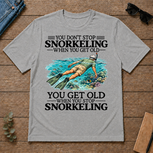 Don't Stop Snorkeling Vintage Art - sport-grey - TS2D-SportGrey