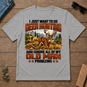 I Just Want To Go Deer Hunting - sport-grey - TS2D-SportGrey