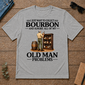 I Just Want To Collect Bourbon - sport-grey - TS2D-SportGrey