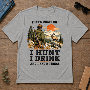 I Hunt I Drink And I Know Things - sport-grey - TS2D-SportGrey