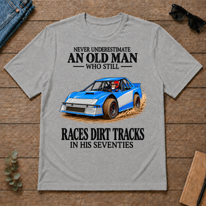An Old Man Still Races Dirt Tracks In His Seventies - sport-grey - TS2D-SportGrey