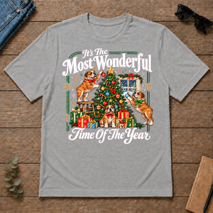 Wonderful Christmas Bulldog - sport-grey - TS2D-SportGrey