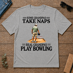 Real Grandpas Play Bowling Vintage - sport-grey - TS2D-SportGrey