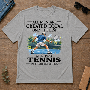 Men Still Playing Tennis In Their Seventies - sport-grey - TS2D-SportGrey