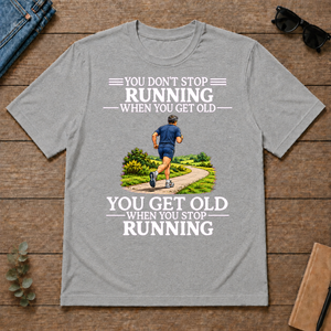 Old Man Don't Stop Running - sport-grey - TS2D-SportGrey