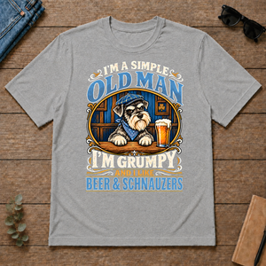 Funny I Like Beer & Schnauzers - sport-grey - TS2D-SportGrey