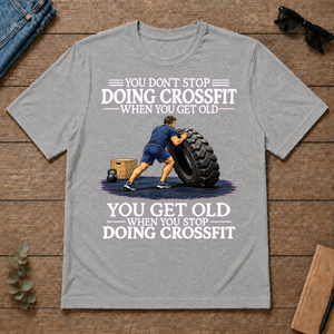 Old Man Don't Stop CrossFit - sport-grey - TS2D-SportGrey