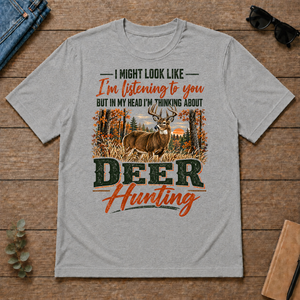 I'm Thinking About Deer Hunting - sport-grey - TS2D-SportGrey