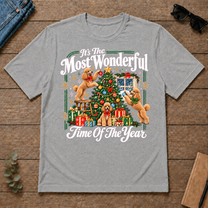 Wonderful Christmas Poodle - sport-grey - TS2D-SportGrey