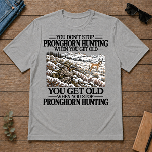Don't Stop Pronghorn Hunting Snow - sport-grey - TS2D-SportGrey