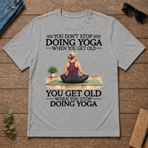 Don't Stop Doing Yoga Woman - sport-grey - TS2D-SportGrey