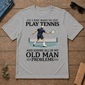 I Just Want To Play Tennis - sport-grey - TS2D-SportGrey