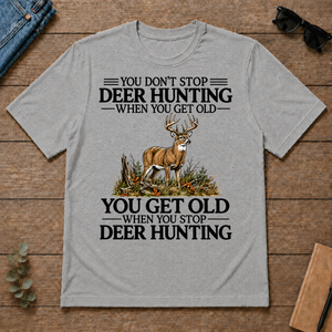 Don't Stop Deer Hunting - sport-grey - TS2D-SportGrey