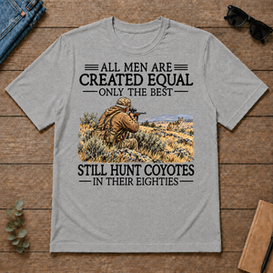 All Men Are Created Equal Coyote Hunting 80s - sport-grey - TS2D-SportGrey
