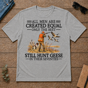 All Men Are Created Equal Geese Hunting 70s - sport-grey - TS2D-SportGrey