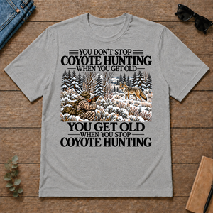 Don't Stop Coyote Hunting Snow - sport-grey - TS2D-SportGrey