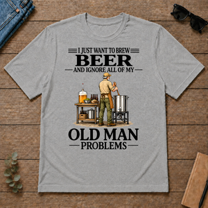 I Just Want To Brew Beer Vintage - sport-grey - TS2D-SportGrey