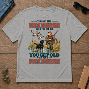 You Get Old When You Stop Duck Hunting With Labrador - sport-grey - TS2D-SportGrey