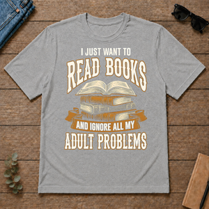 Vintage I Just Want To Read Books - sport-grey - TS2D-SportGrey