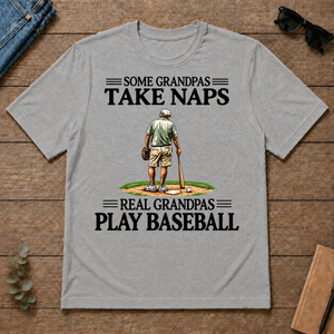 Real Grandpas Play Baseball Vintage - sport-grey - TS2D-SportGrey