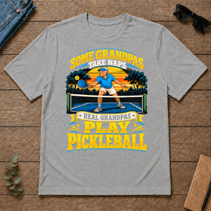 Real Grandpas Play Pickleball - sport-grey - TS2D-SportGrey