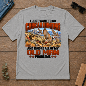 I Just Want To Chukar Hunting - sport-grey - TS2D-SportGrey