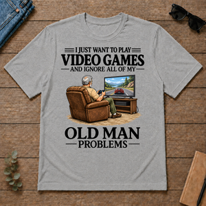 I Just Want To Play Video Games - sport-grey - TS2D-SportGrey