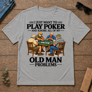I Just Want To Play Poker - sport-grey - TS2D-SportGrey