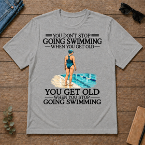 Don't Stop Going Swimming Woman - sport-grey - TS2D-SportGrey