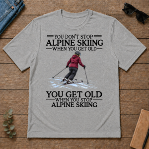 Don't Stop Alpine Skiing Woman - sport-grey - TS2D-SportGrey