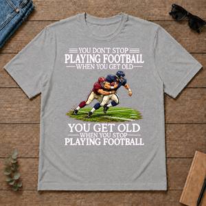 Old Man Don't Stop Football - sport-grey - TS2D-SportGrey