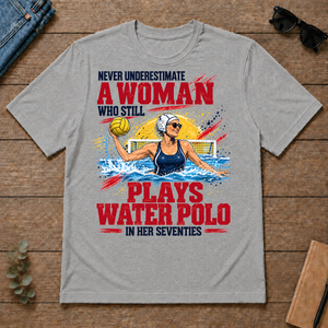 A Woman Still Plays Water Polo In Her 70s - sport-grey - TS2D-SportGrey