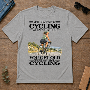 Don't Stop Cycling - sport-grey - TS2D-SportGrey