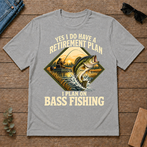 I Plan On Bass Fishing - sport-grey - TS2D-SportGrey