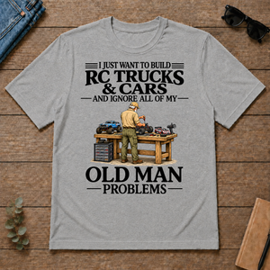 I Just Want To Build RC Trucks And Cars - sport-grey - TS2D-SportGrey