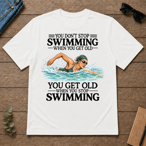 Don't Stop Swimming - white - TS2D-White