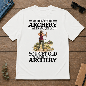 Don't Stop Archery - white - TS2D-White