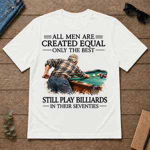 Still Play Billiards In Seventies - white - TS2D-White