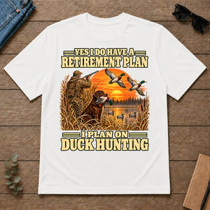 I Plan On Duck Hunting Vintage - white - TS2D-White