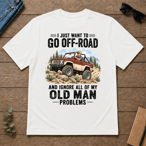 I Just Want To Go Off-road Art - white - TS2D-White