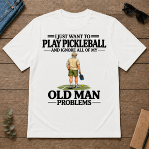 I Just Want To Play Pickleball Vintage - white - TS2D-White